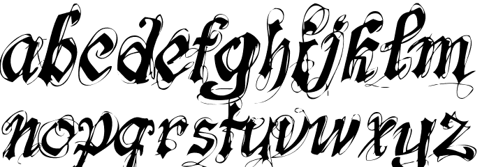 fonts-lab Symphony Font LOWERCASE