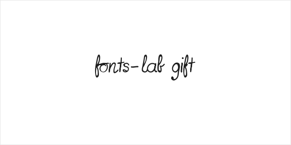 fonts-lab gift Logo