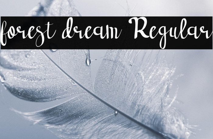 forest dream Regular Example 2