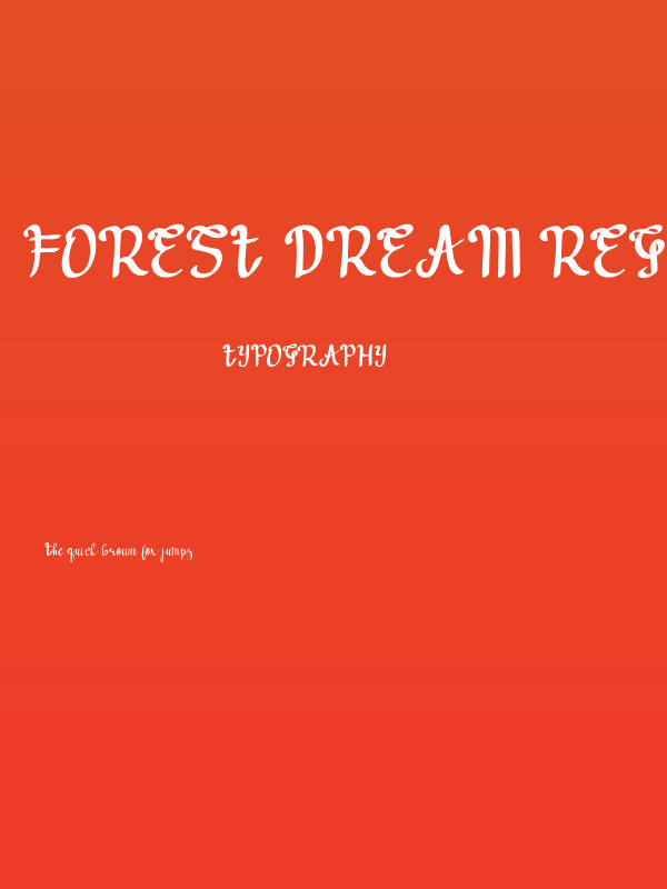 forest dream Regular Poster