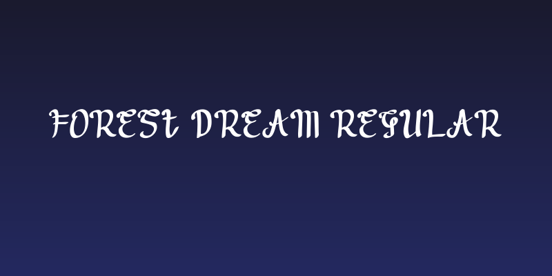 forest dream Regular Social Header