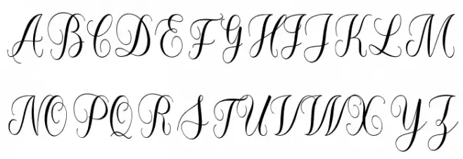 forlove Font UPPERCASE