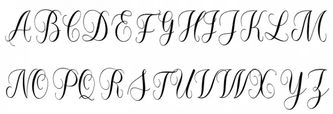 forlove Schriftart Groß