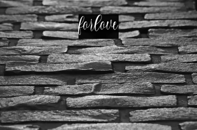 forlove Font examples