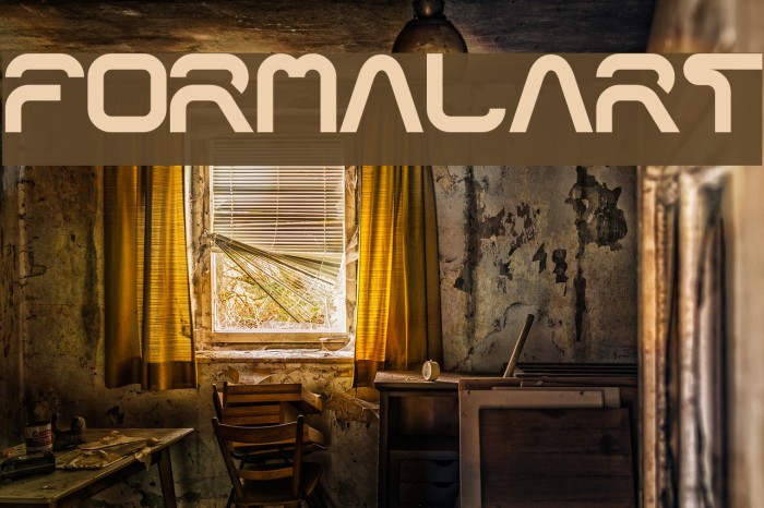 formalart Font examples