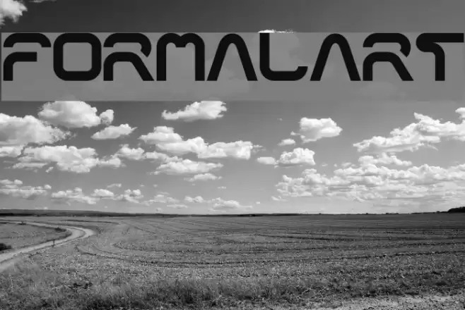 formalart Font examples