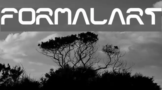 formalart Font examples