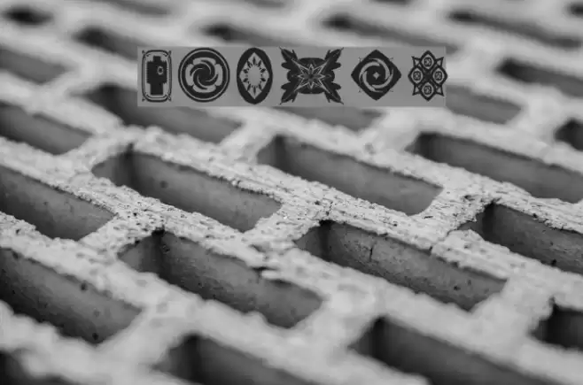 formes Font examples