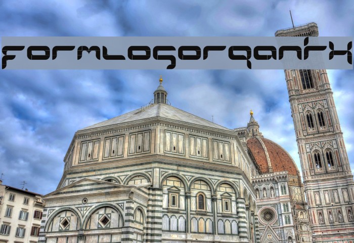 formlosOrganik Font examples
