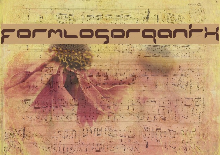 formlosOrganik Font examples