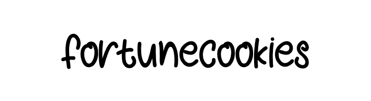 fortune cookies  Frei Schriftart Herunterladen
