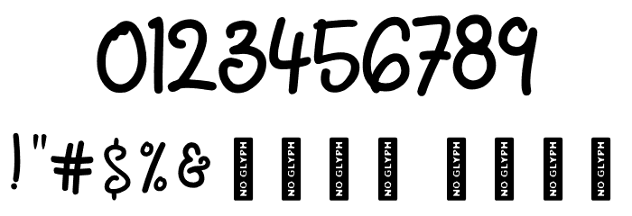 fortune cookies Font OTHER CHARS