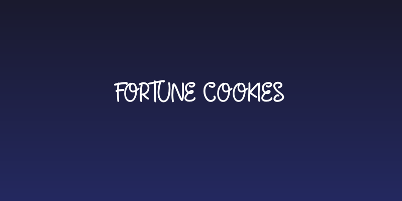 fortune cookies Social Header