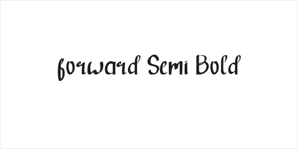 forward Semi Bold Logo