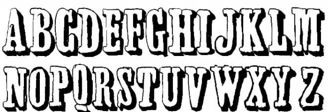 forwardsBACKWARDS Schriftart Groß