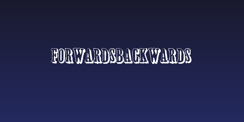 forwardsBACKWARDS Social Header