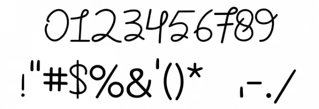 fositif Font Alte caractere