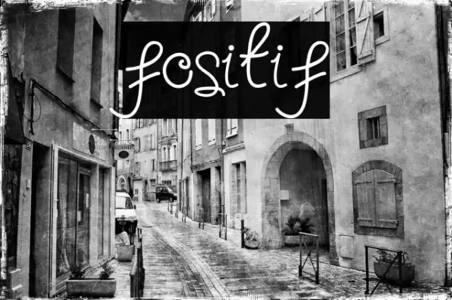 fositif Font examples