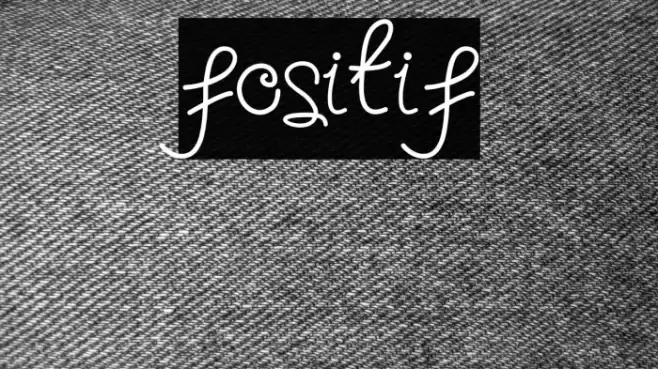 fositif Font examples