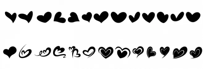 fotograami-hearts01 Fuentes MINÚSCULAS