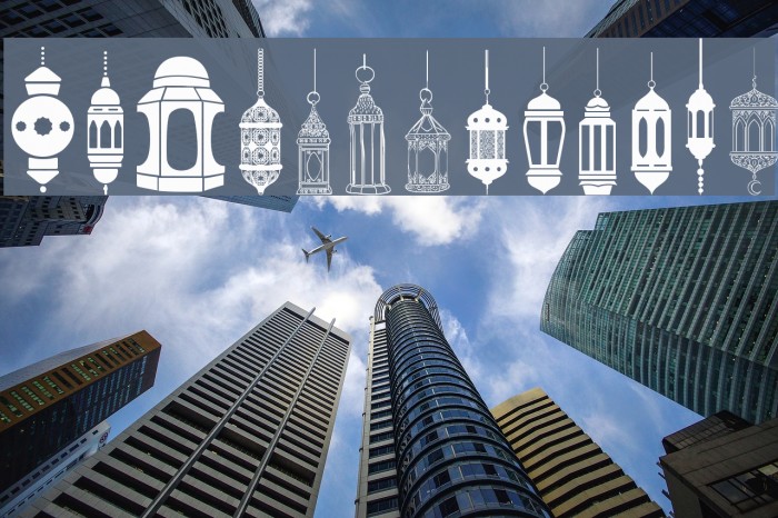 fotograami - lamp islamic Font examples