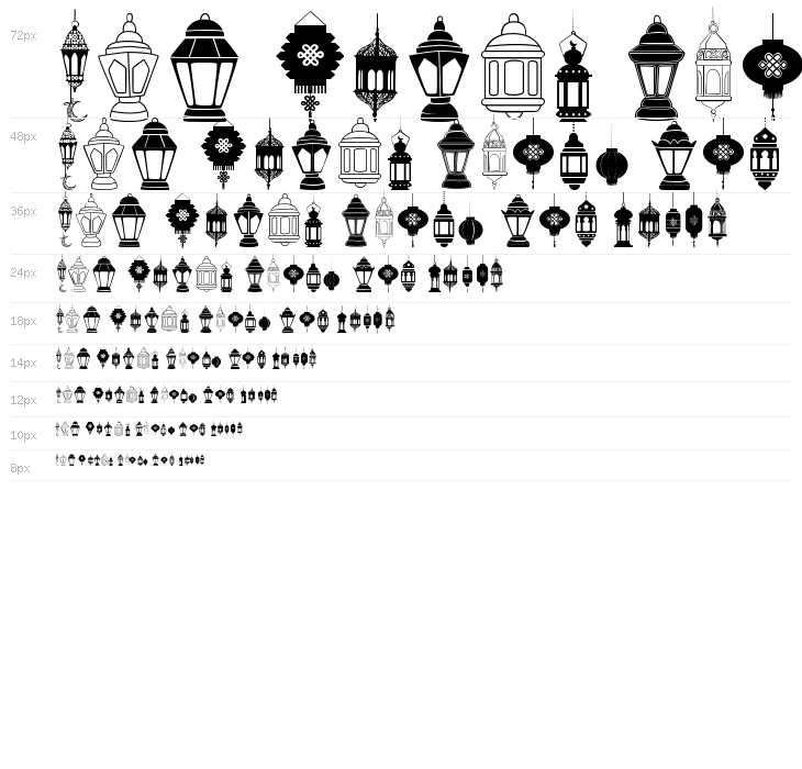 fotograami - lamp islamic Waterfall