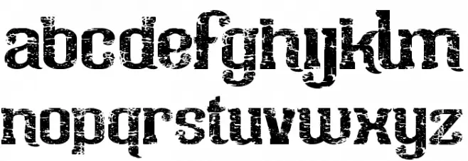 fourpotatoesfarm خط أحرف صغيرة