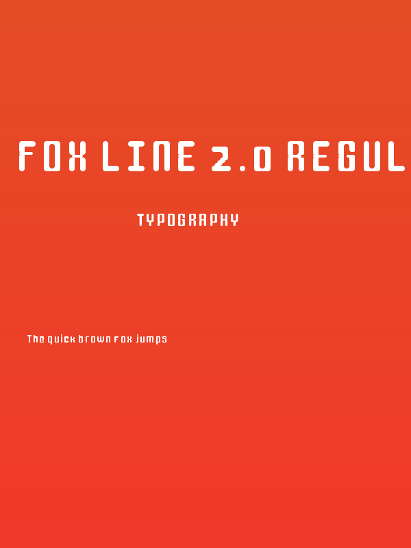 fox line 2.0 Regular Poster