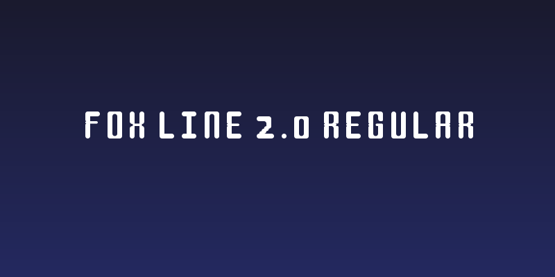fox line 2.0 Regular Social Header
