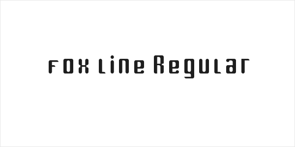 fox line Regular Logo