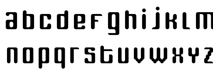fox line Regular Font LOWERCASE