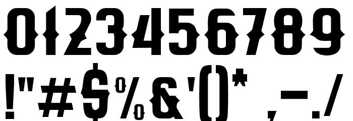 fozmi Font OTHER CHARS