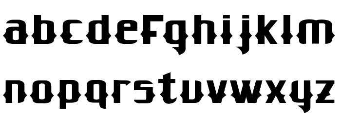 fozmi Font LOWERCASE
