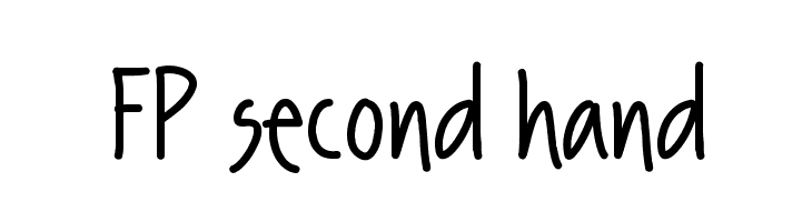 FP second hand Font