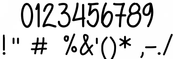 FP second hand Font OTHER CHARS