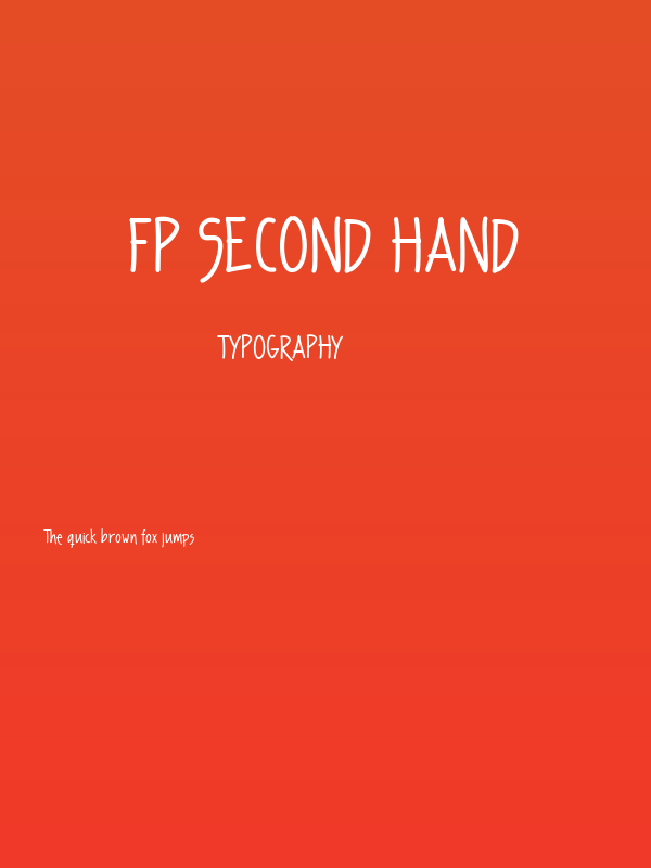 FP second hand Poster