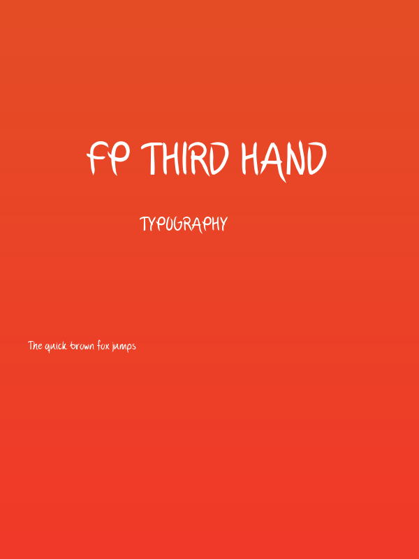 FP third hand Poster