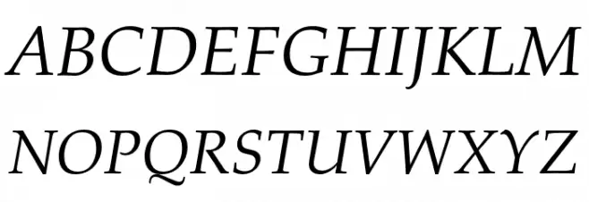 FPL Neu Italic Fonte MAIÚSCULAS