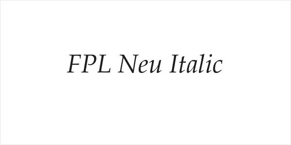 FPL Neu Italic Logo