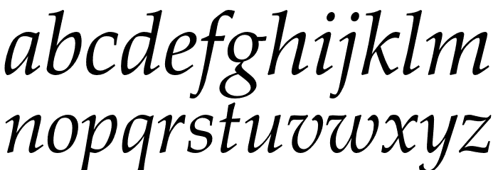 FPL Neu Italic Font LOWERCASE