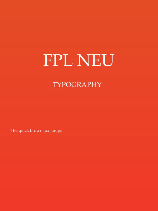 FPL Neu Poster