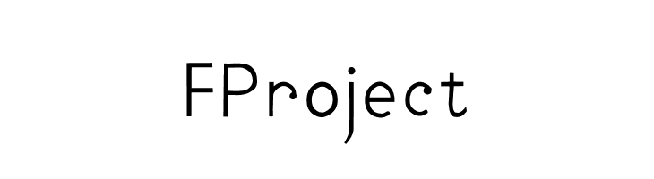 FProject  フリーフォントのダウンロード