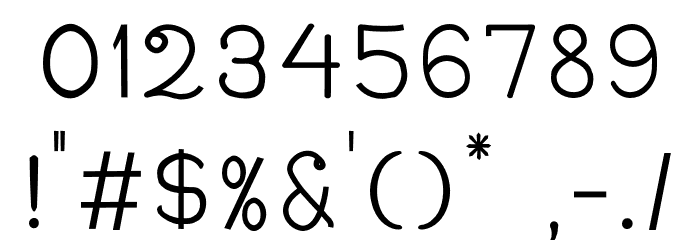 FProject Font OTHER CHARS
