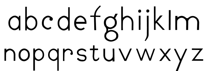 FProject Font LOWERCASE