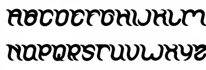 FRANKENSTEIN MONSTER Bold Italic Schriftart Groß