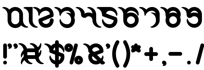 FRANKENSTEIN MONSTER Bold Font OTHER CHARS