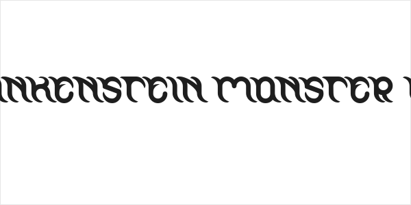 FRANKENSTEIN MONSTER Bold Logo