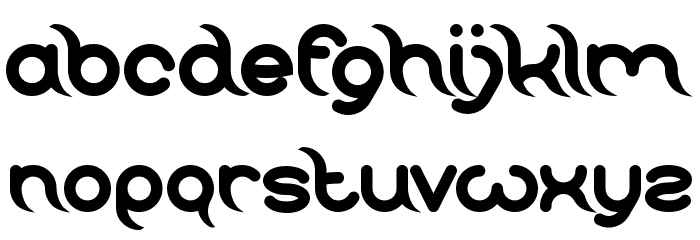 FRANKENSTEIN MONSTER Bold Font LOWERCASE