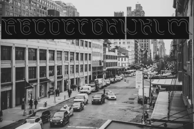 FRANKENSTEIN MONSTER-Hollow-Inv Font examples