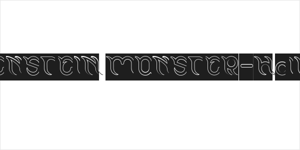 FRANKENSTEIN MONSTER-Hollow-Inv Logo